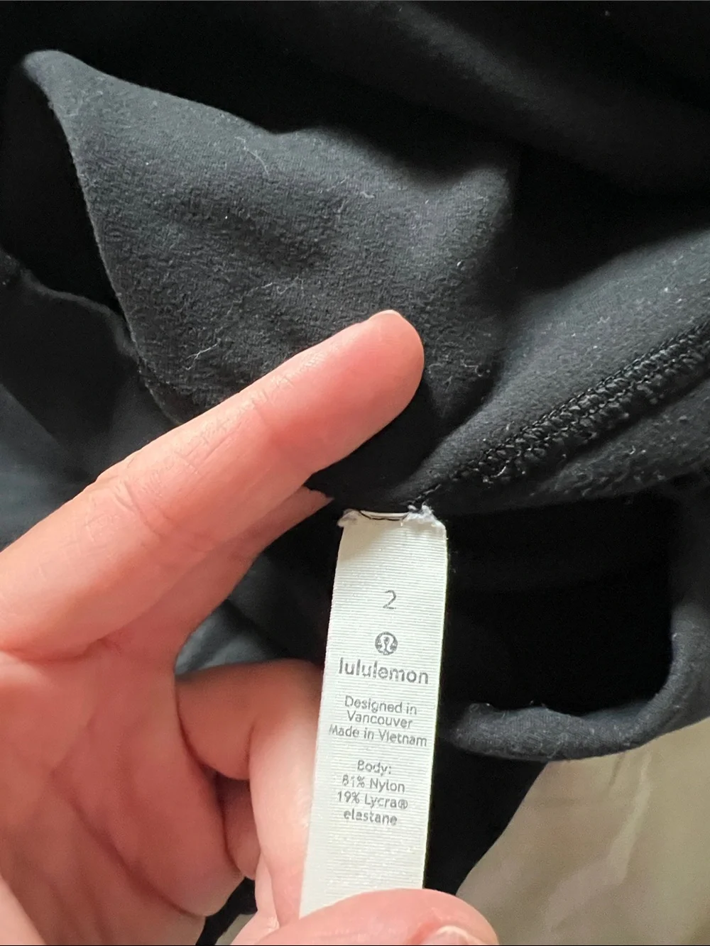 Lululemon High-Waist Black Women's 6 inch Shorts